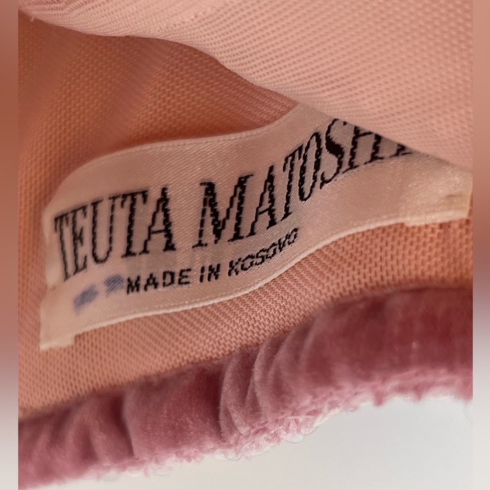 MADE TEUTA MATOSHI PINK SEQUIN CORSET TOP SIZE LARGE - Picture 6 of 15